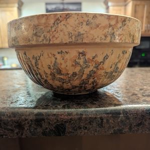 Antique spongeware bowl